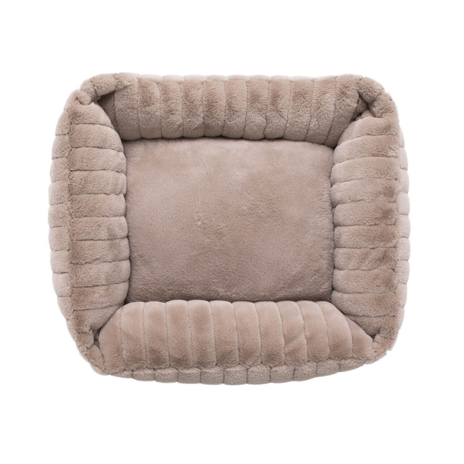 Fluffy Plush Pet Bed for Cats and Dogs